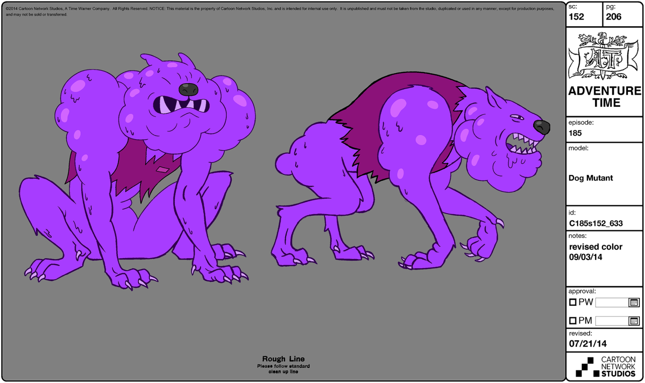 selected model sheets from Dark Purplelead character &amp; prop designer - Matt