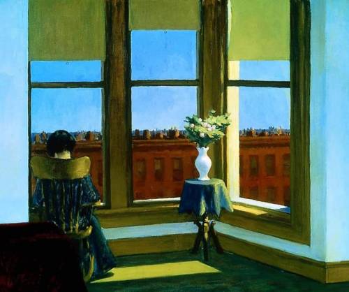 fravery:Edward Hopper “Room in Brooklyn” 1932