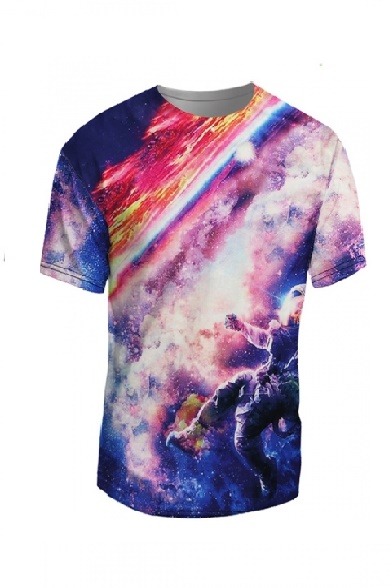 swagswagswag-u: Fashionable Cool T-shirts  Cartoon Printed  //  Galaxy Astronaut