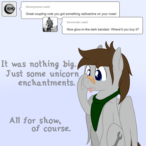 askfuselight:  Is that supposed to happen? I don’t think that’s supposed to happen. ((I was gonna link an older post about me answering something about the bandage (or bandaid, or plaster, million names for that) before but heavens if I can even find