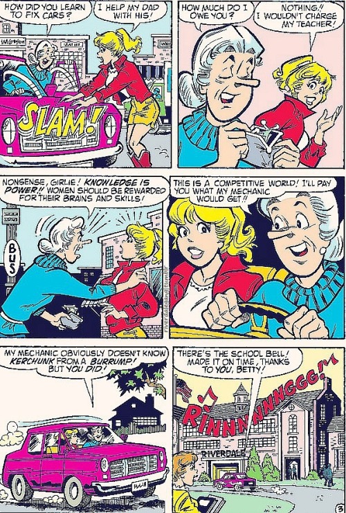 riverdalegang: January 1995. Betty Comics, Issue #21