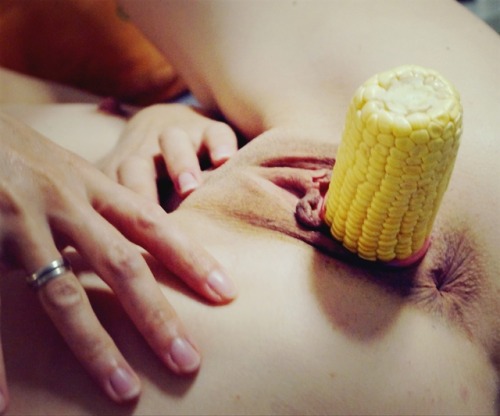 stick-it-inside: Corn in pussy