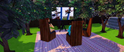 simmerkate:Fun Garden SetHey so this is a little random set including:Decor Trampoline with posesGar