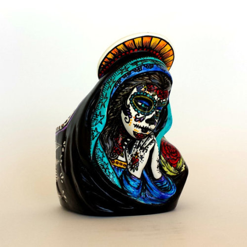 Day of the Dead Madonna Planter