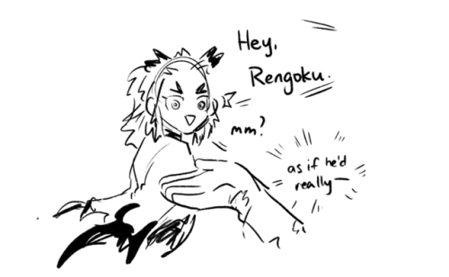 wa-shoi:Rengoku is a puppy…………