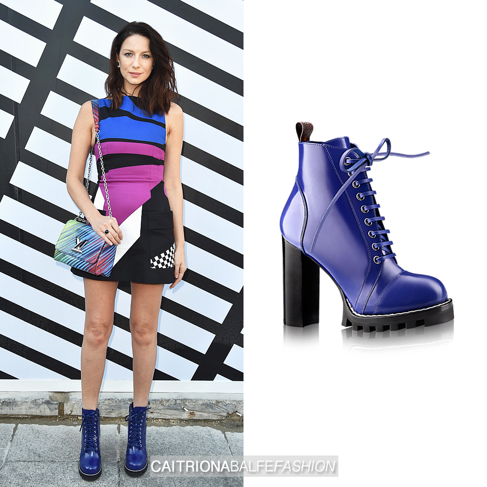 Tilladelse forhøjet Ventilere Caitriona Balfe Fashion — WHAT: Louis Vuitton Star Trail Ankle Boots in...