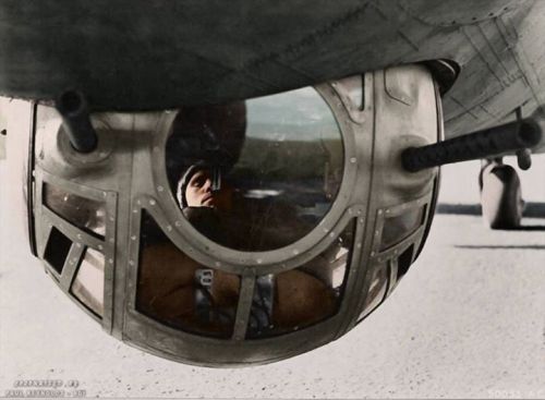  T/Sgt. Benedict “Benny” Borostowski, ball turret gunner of Capt. Oscar D. O’Neil’s B-17 Flying Fort