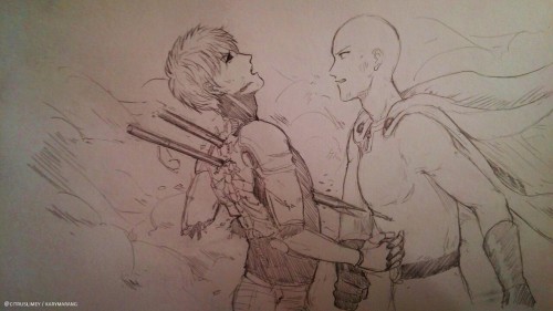 karymarang: “I, too, would do anything for Saitama-sensei.” For the opm69 on Twitter. Th