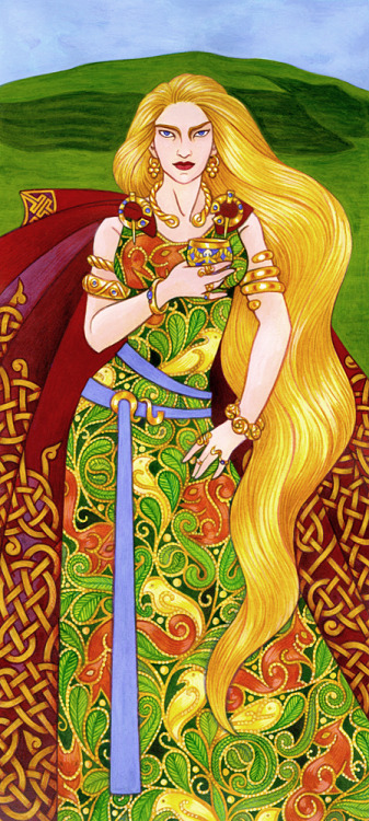 New art of Medb, the Irish Goddess of sovereignty, vitality, fertility, wealth, and sexuality. She r