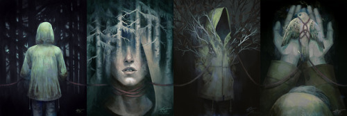  The whole set of my paintings inspired by Dark the Netflix series. Each painting contains symbolism