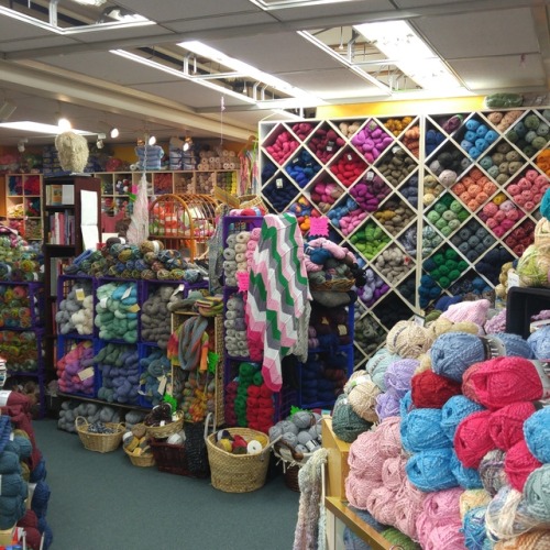 ifyoureknittingthisitstoolate: this is where i work - the knit and stitch shoppe in west vancouver, 
