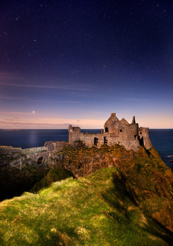 abandonedography:  Dunluce Castle along the North Antrim coast, Northern Ireland 