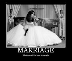 loves4free:You can figure how well you’ll both “work” together in marriage while plaing the wedding. If you want to kill each other then, there’s a 90% chance you will later. For more pictures follow the link  Weddings &amp; Marriage  ;)
