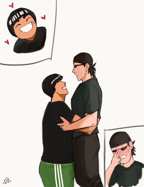 wlwsakura: rare pair sunday: shino/rock lee