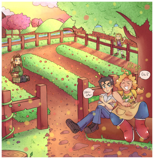 Ahh, finally done! Extra @bokumonoexchange art for @durotoswrites