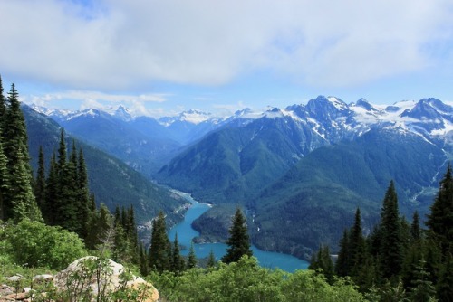 burningmine: Diablo Lake from Sourdough Mountain, July 2019