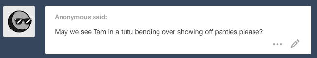 ask-bunnytam:OF COURSE~! But Aki wrote something on the panties, and I CAN’T SEE