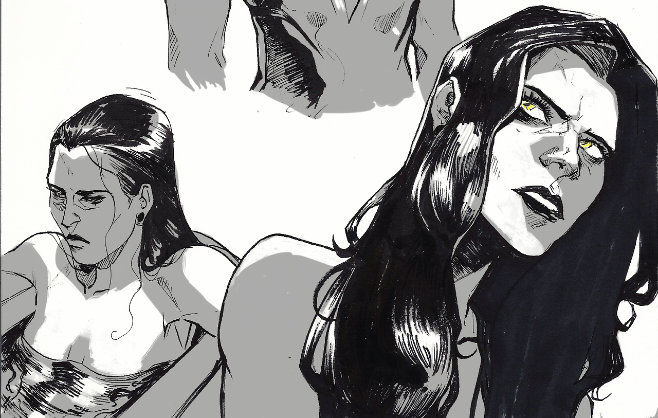 annadeef-art:Widowmaker for Inktober