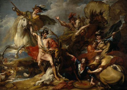 Alexander III of Scotland Rescued from the Fury of a Stag by the Intrepidity of Colin Fitzgerald (ak
