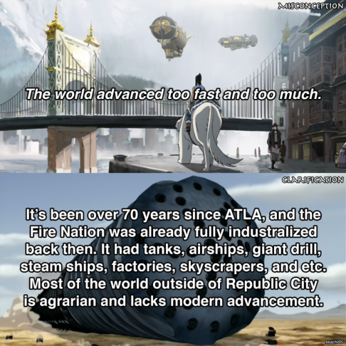 kkachi95:Some of the most common misconception / complaints I see about The Legend of Korra. TLOK 