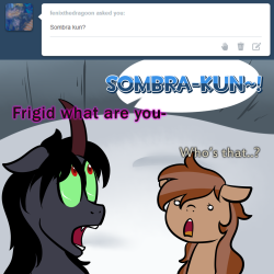 ask-frigiddrift:  To be continued… Starring the cast from Ask King Sombra!  OMG! X3