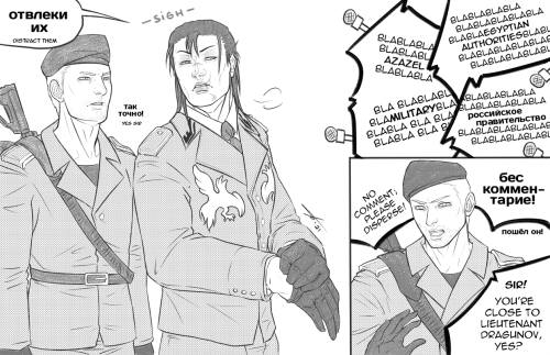 Comic for @pzycho391 for their very generous ko-fi donation ;_; &lt;3The idea was; Dragunov