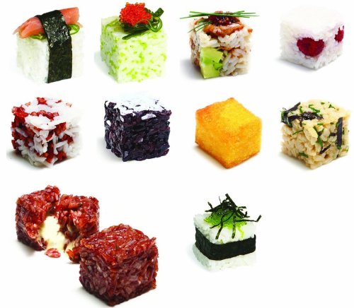 wickedclothes: Rice Cube Makes sushi in seconds - no mats or sticky rice required. Squashes ingredi