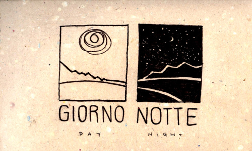 italianformygirlfriend: 358: Giorno, notte (Giorno also refers to the whole day and night. Technical