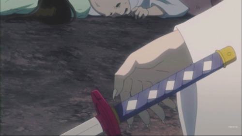 deepinthemeadowww:This moment spoke volumes of Sesshomaru’s character when he drops Tensaiga, realiz