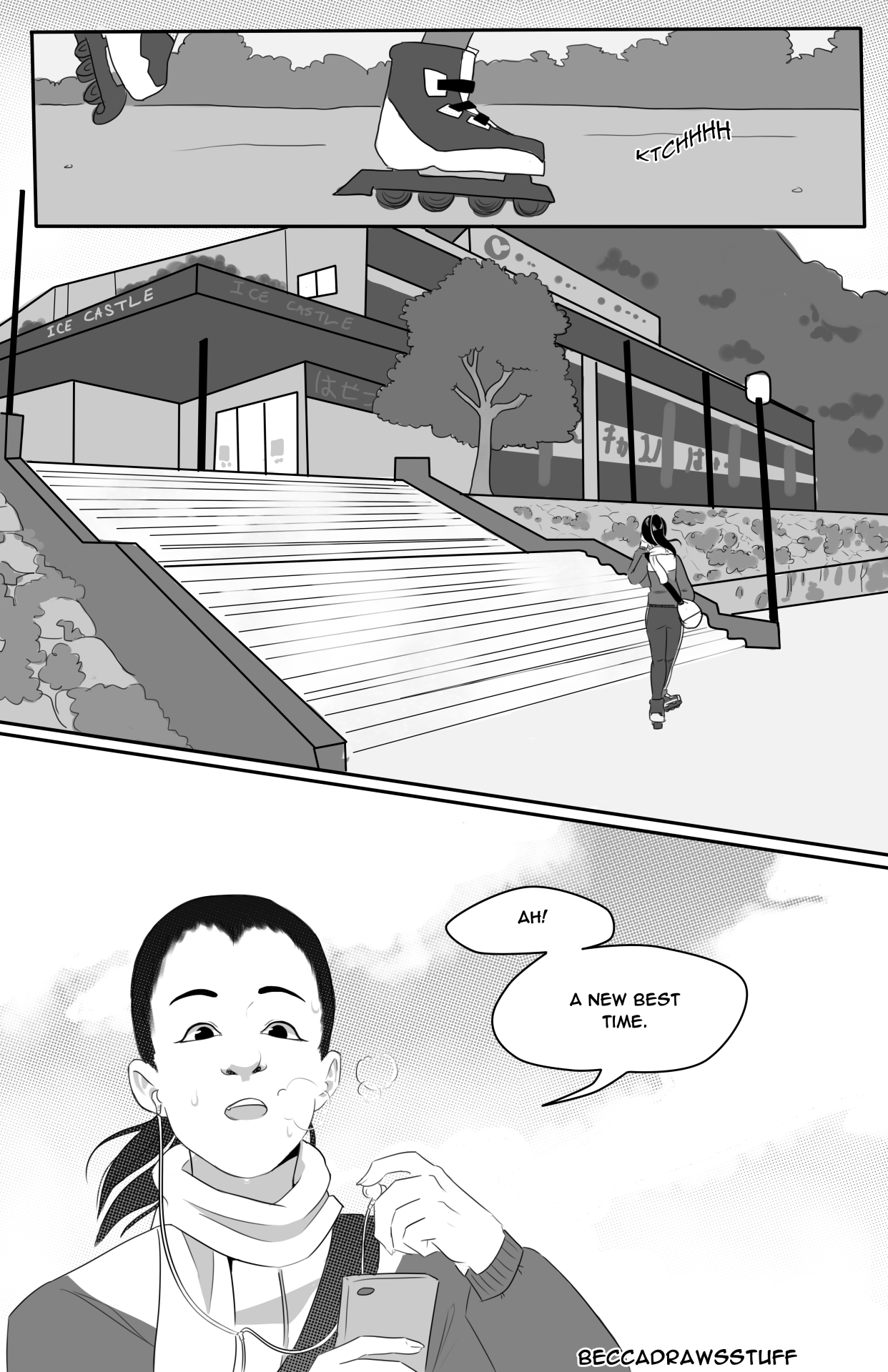 beccadrawsstuff: viktor throws his back out immediately click and drag each page