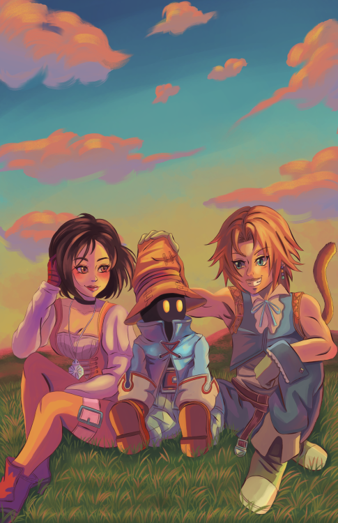 jonasis-like: Tribute art to my favorite Final Fantasy, IX. Played this back when I was a kid and it