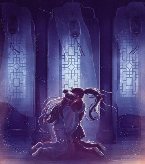 alessiajontrunfio: ”Wei WuXian could no longer make another sound. In the darkness, Lan WangJi had a