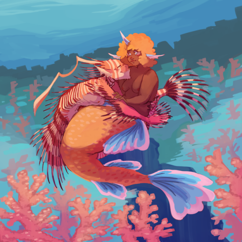 i meant to post this earlier for mermay!! but i guess in time for pride month :]Here is a monster me