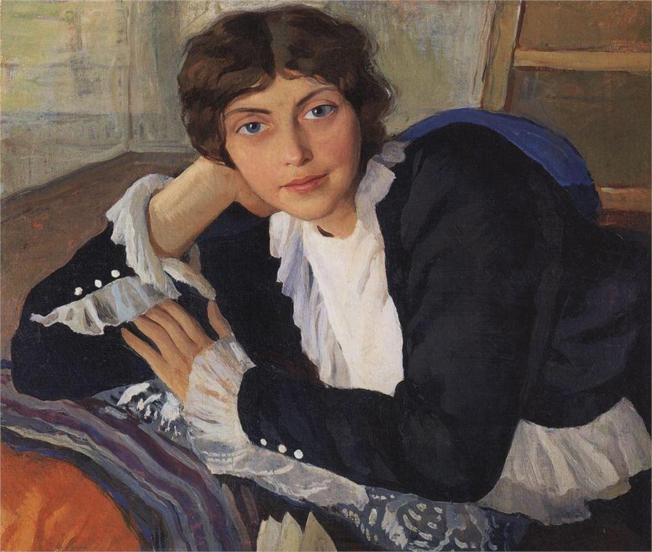 Zinaida Evgen&rsquo; evna Serebrjakova (1884 - 1967), Portrait of Lola Braz (1910)