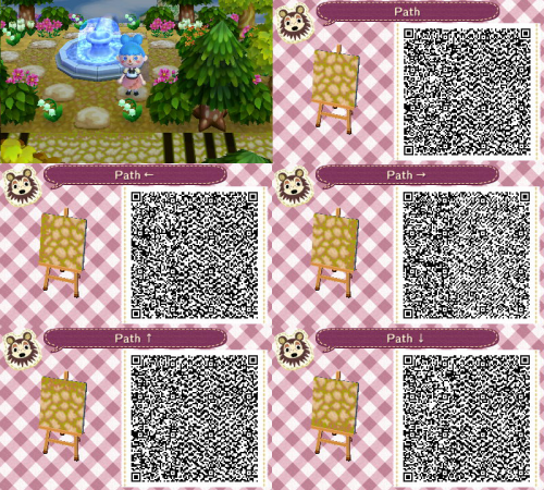 starstaciestar:A few people asked for the QRs for my paths I use in my own town so here they are. 