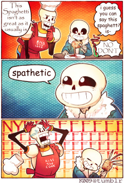 k009:    Pathetic+Spaghetti= Spathetic  