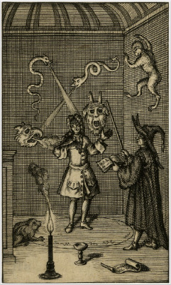 bizarreauhavre:  British occult print 1720  I’ve been re-connecting