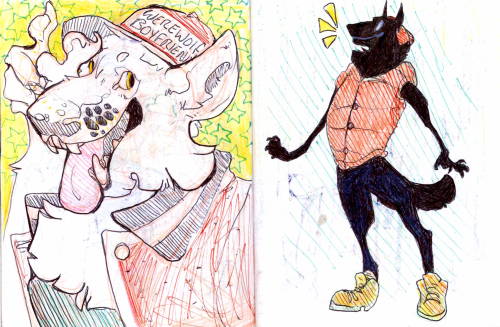 palletiquette:  Weretober/Inktober days 1-10 