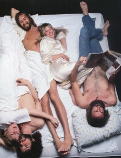superblackmarket:  Fleetwood Mac photographed by Annie Leibovitz, 1977 