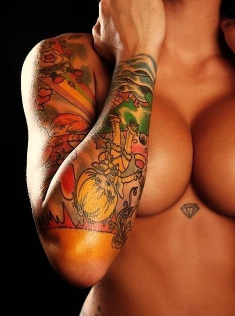 supremecollegebabes:  Source:Tattooed Angels Nude 8supremecollegebabes