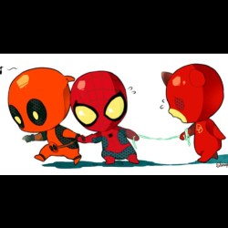 #deadpool #spiderman #deadpool #teamred #marvel