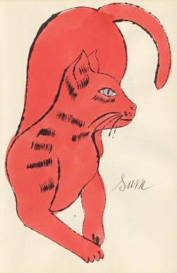 matou-en-peluche:  Andy Warhol cat