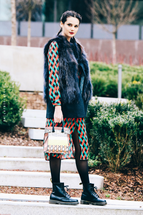 StreetStyle #MFW Catherine Poulain