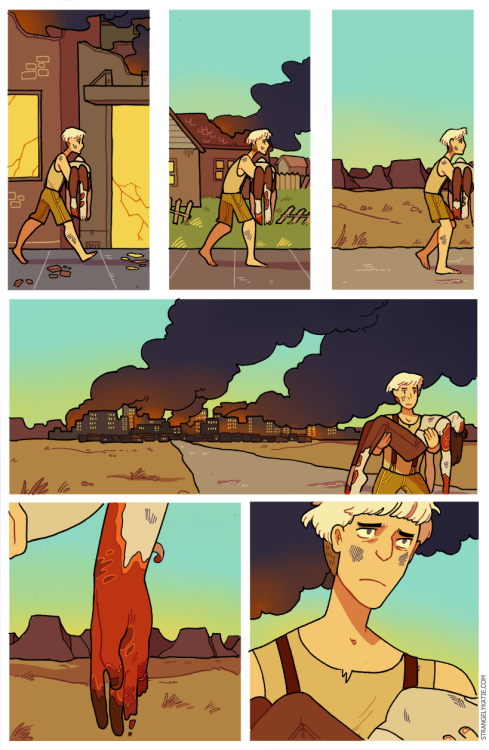obfuscobble:  strangelykatie:  I finally got around to updating ‘Don’t Let Go’! I tried to push myself as much as possible. Still a little rough as I’ll be entering the finished version in something later this year. Fingers crossed!  I actually