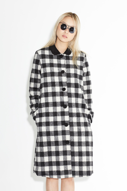 thewhitepepper:  Drop 2 of our Winter collection is here! Long Check Coat Retro Flip-up Sunglas