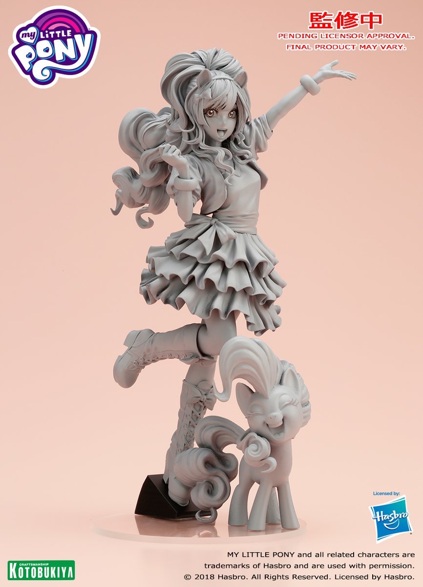 mlpfbismagic:  Los dudes de Kotobukiya estarán exhibiendo una escultura de Pinkie