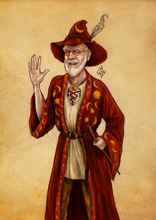 Terry Pratchett as Rincewind a tribute to great author