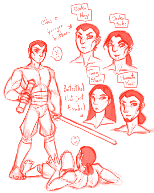 And then I never actually cleaned up or finished any of my art. Some more Ratdad TMNT au stuff! I’m 