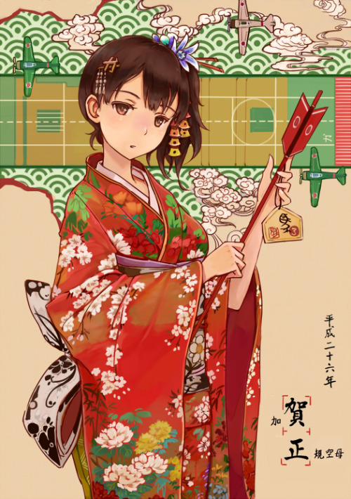 makotokikuchi:  2014賀正 | Spark※Permission was granted by the artist to upload their works. 