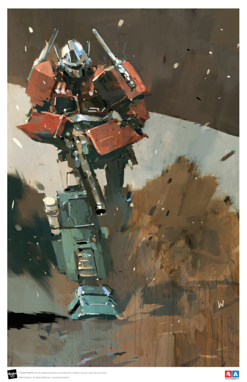 spaceshiprocket - Optimus Prime print by Ashley Wood (WorldOf3A)